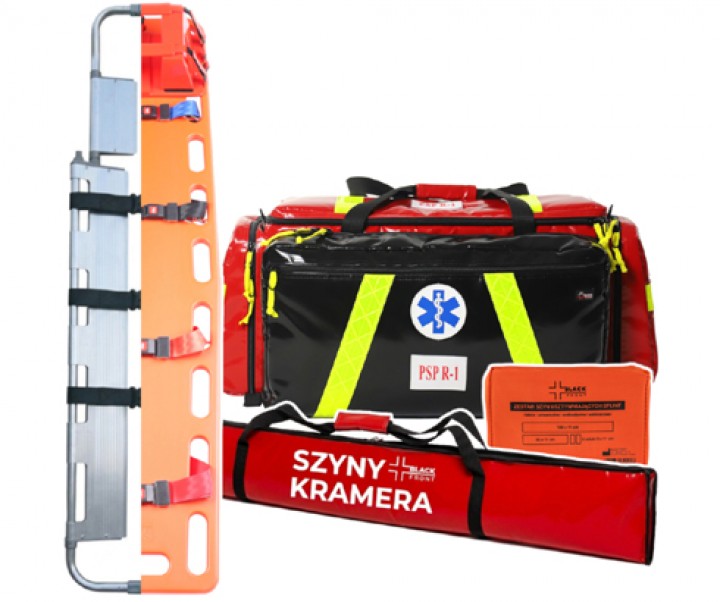 Zestaw PSP R1 w torbie (KSRG 02.2026) z szynami i noszami